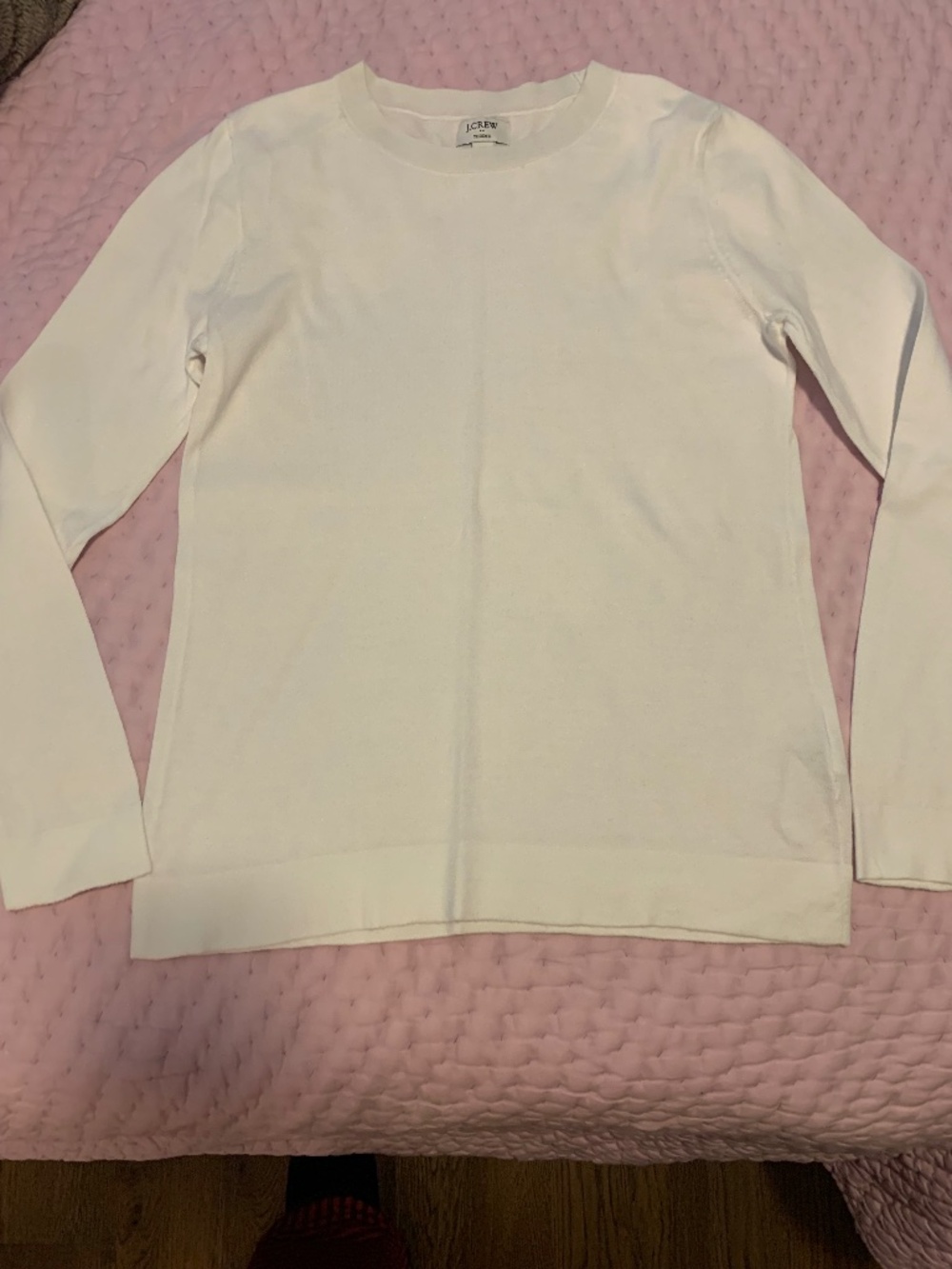 J.Crew Factory 100% cotton Teddie sweater, Size M